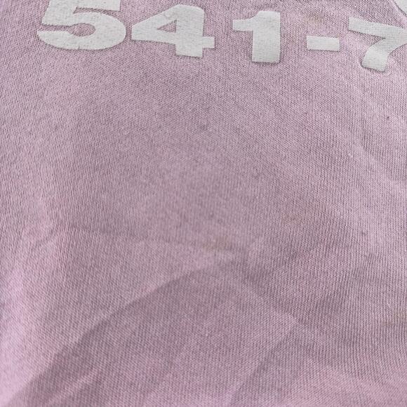 Vintage Fruit Of The Loom Sweatshirt Mens L Pink M&M Auto Transmissions Car 90s - Picture 3 of 9